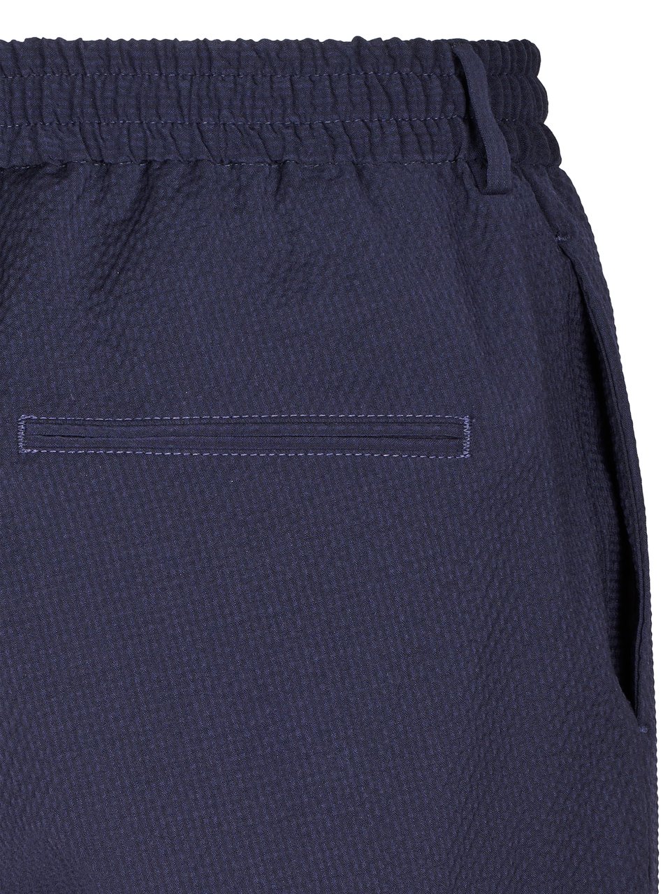 Tagliatore Tailored Blue Trousers with Textured Fabric Surface Zwart