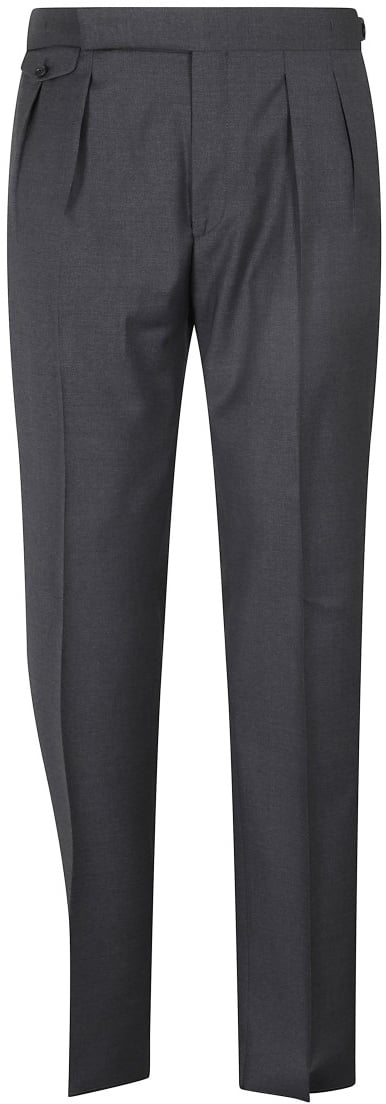 Tagliatore Pant Doppia Pinces Lana Zwart