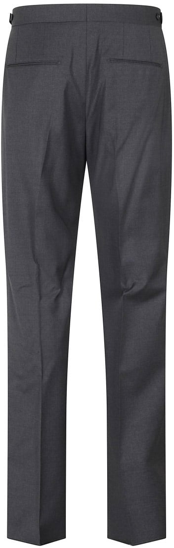 Tagliatore Pant Doppia Pinces Lana Grijs