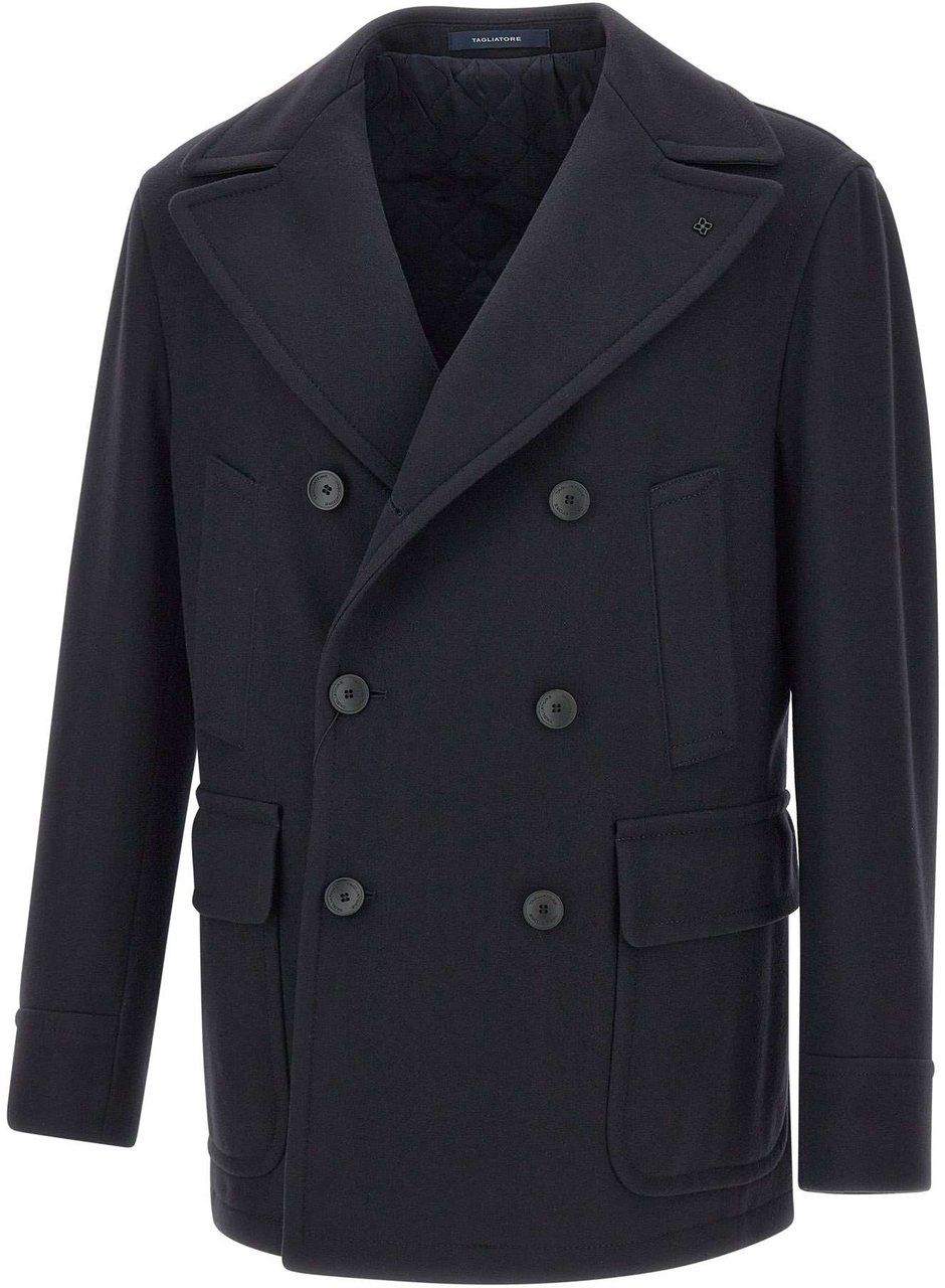 Tagliatore Coats Blue Blauw