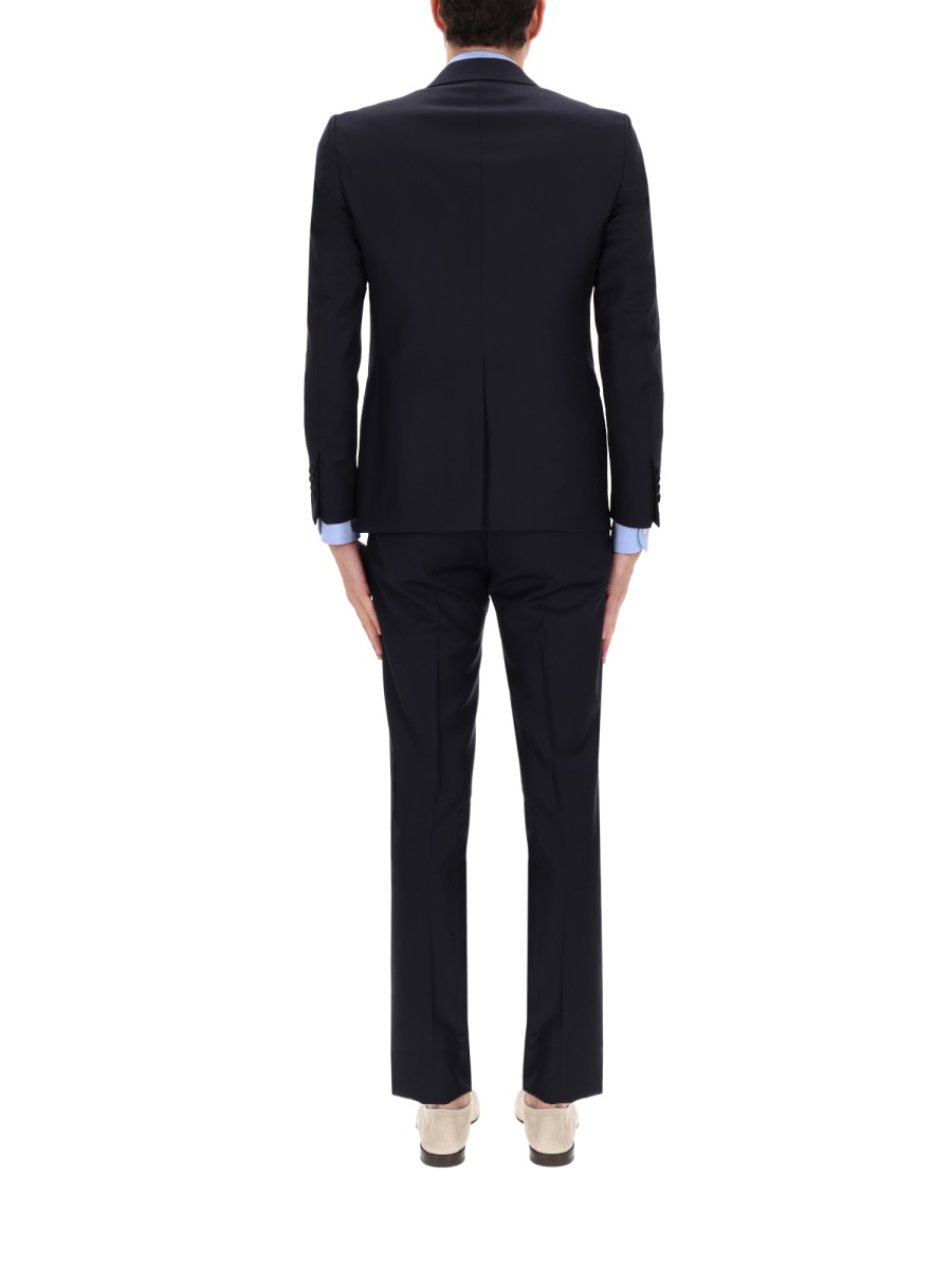 Tagliatore Bruce Tuxedo Virgin Wool Suit Zwart