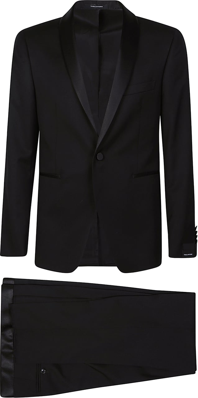 Tagliatore Suit Black Zwart