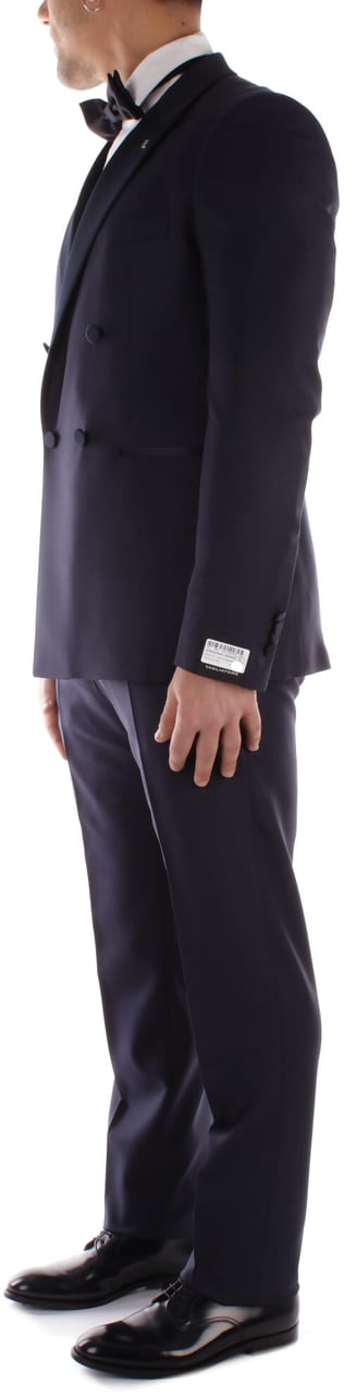 Tagliatore Dresses Blu Marine Blauw