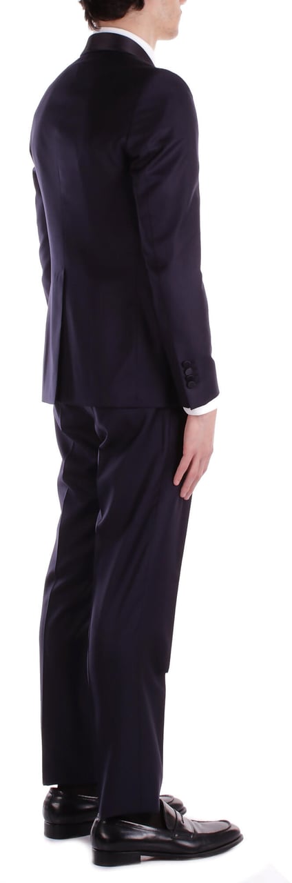 Tagliatore Dresses Blue Navy