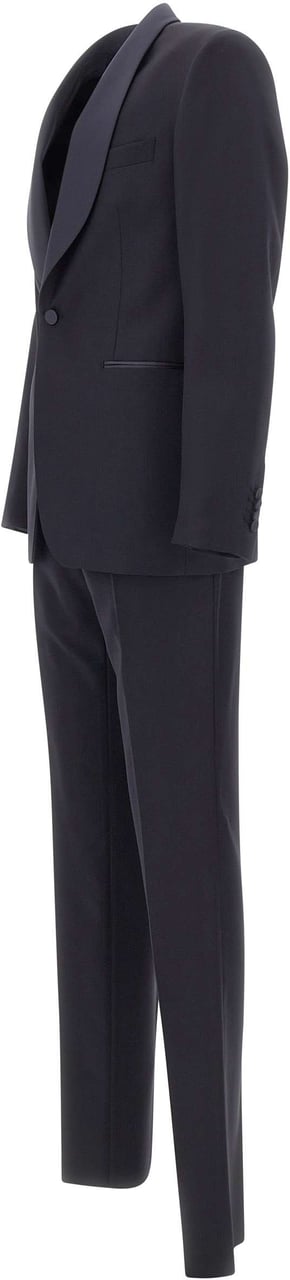 Tagliatore Dresses Blue Zwart