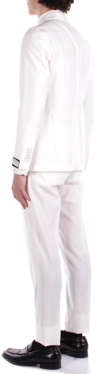 Tagliatore Dresses Cream Wit