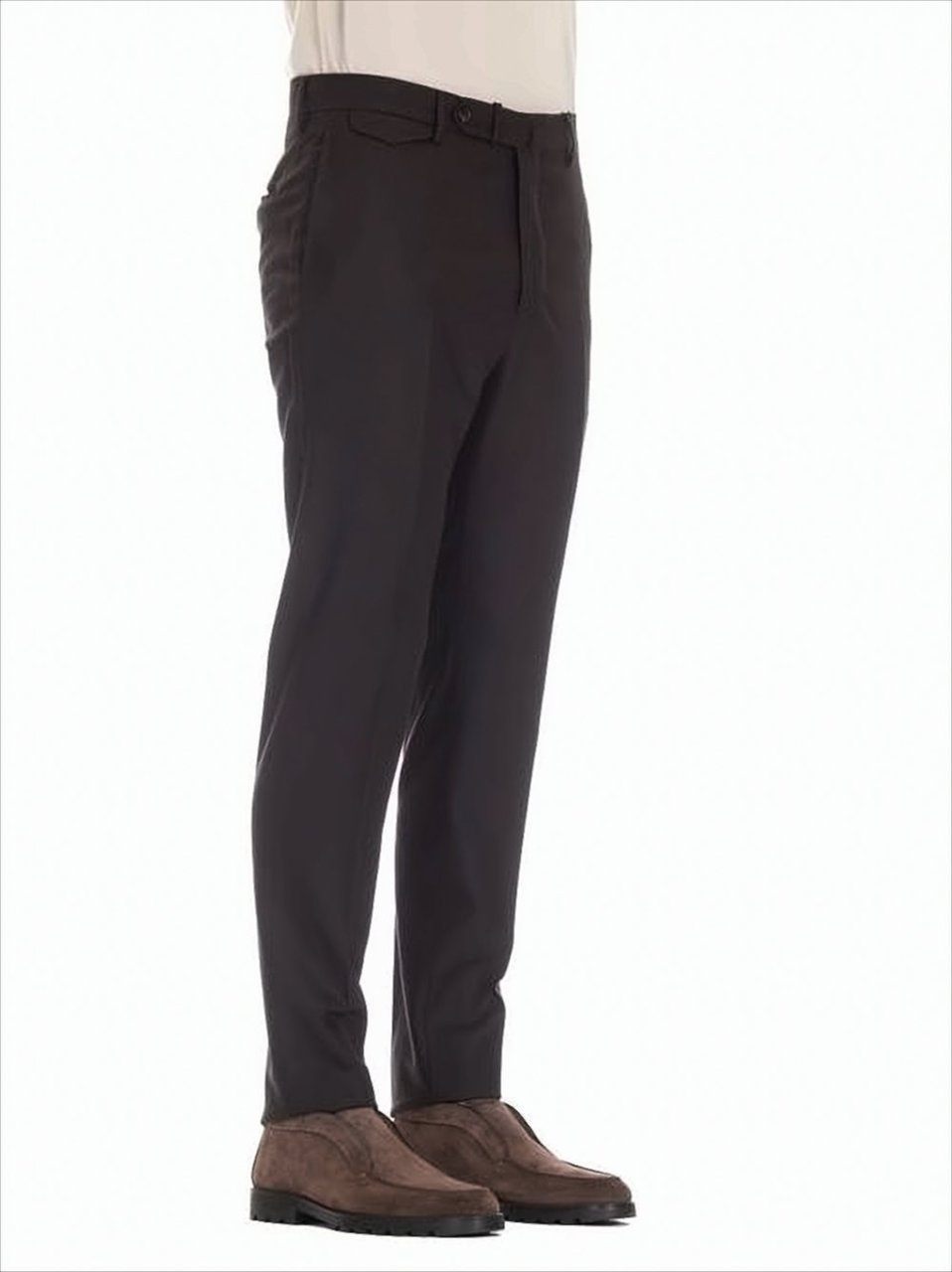 Tagliatore Tag01 Wool-Cashmere Trousers Zwart