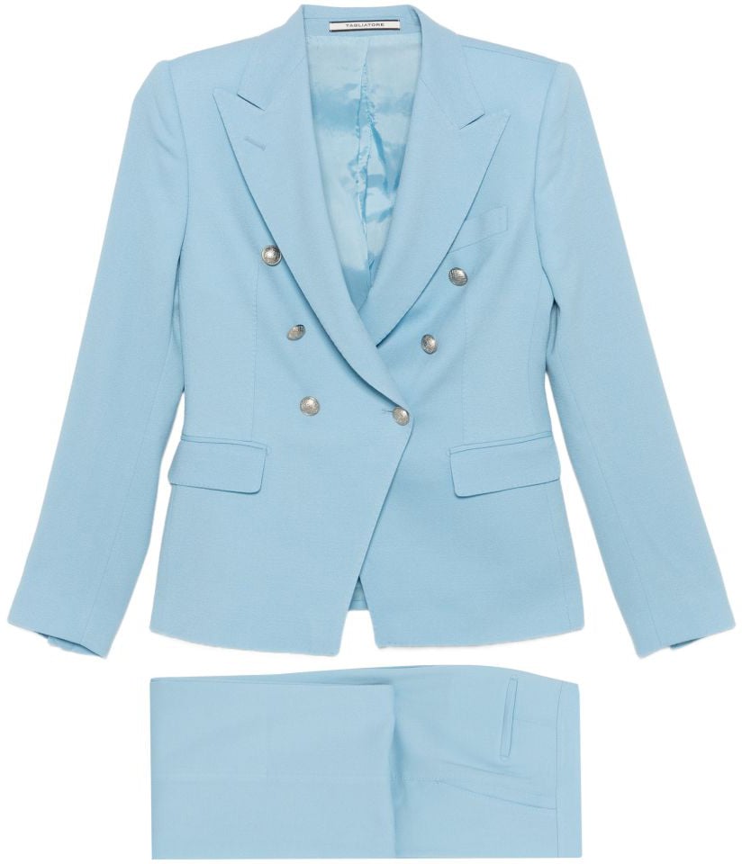 Tagliatore Dresses Azzurro Lichtblauw