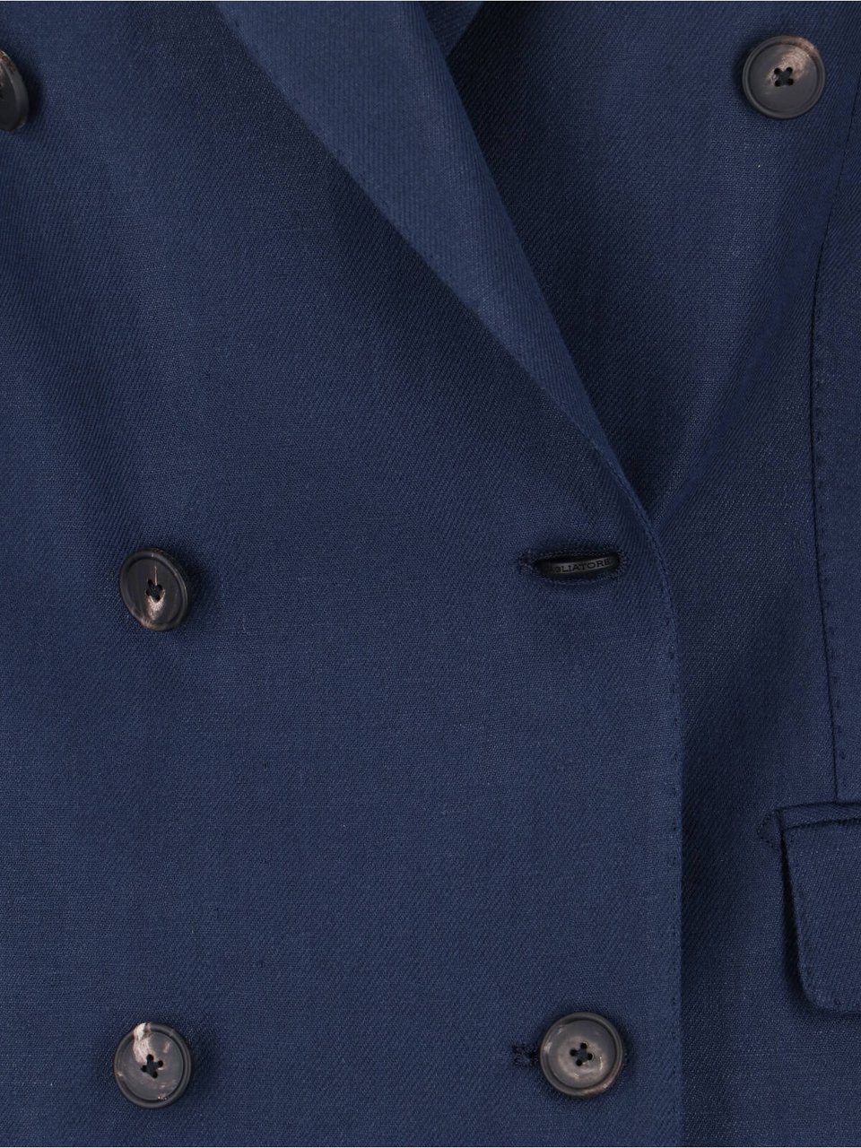 Tagliatore Navy T Jasmine Tailored Linen Suit Blauw
