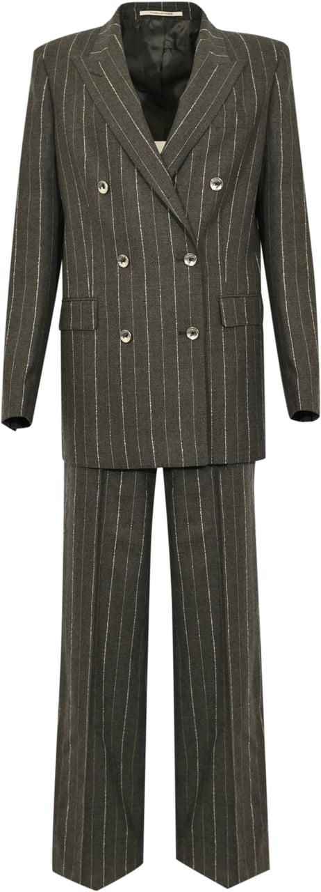 Tagliatore Dresses Anthracite Grijs