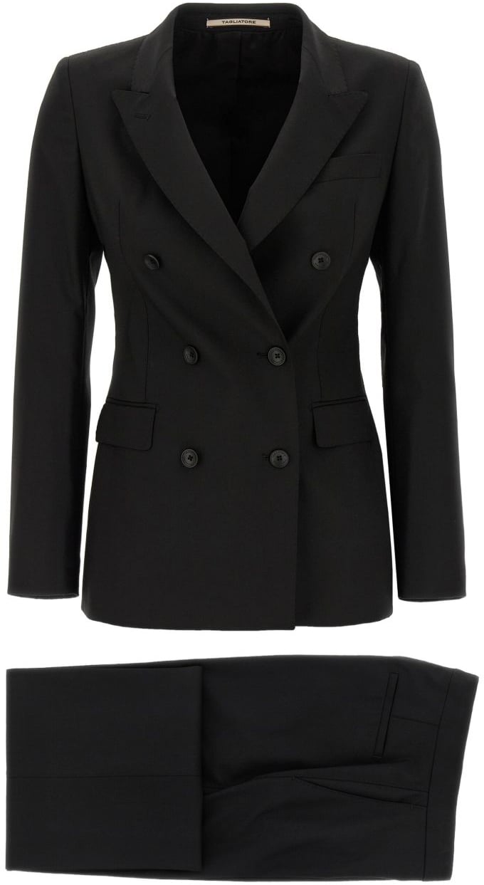Tagliatore Dresses Black Zwart