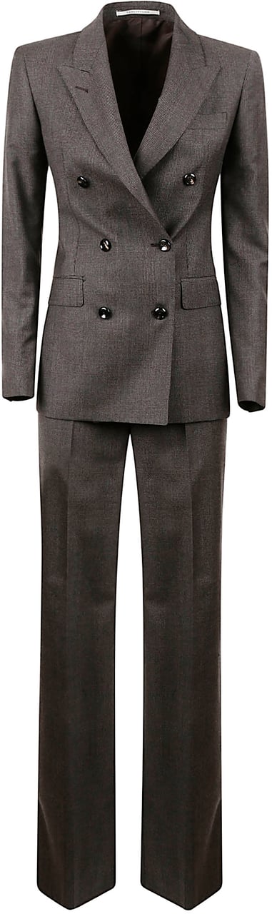 Tagliatore Dresses Brown Bruin