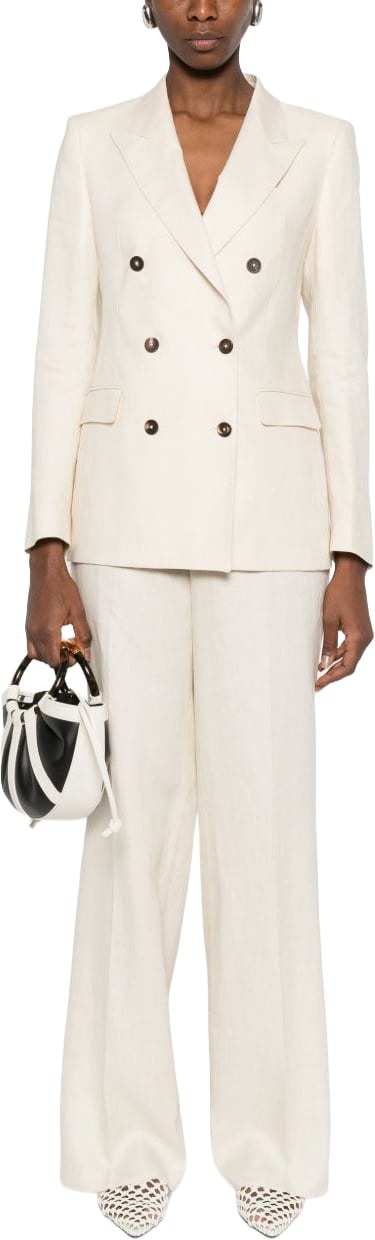 Tagliatore Jackets Beige Wit