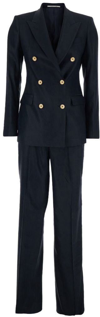 Tagliatore Dresses Blue Blauw