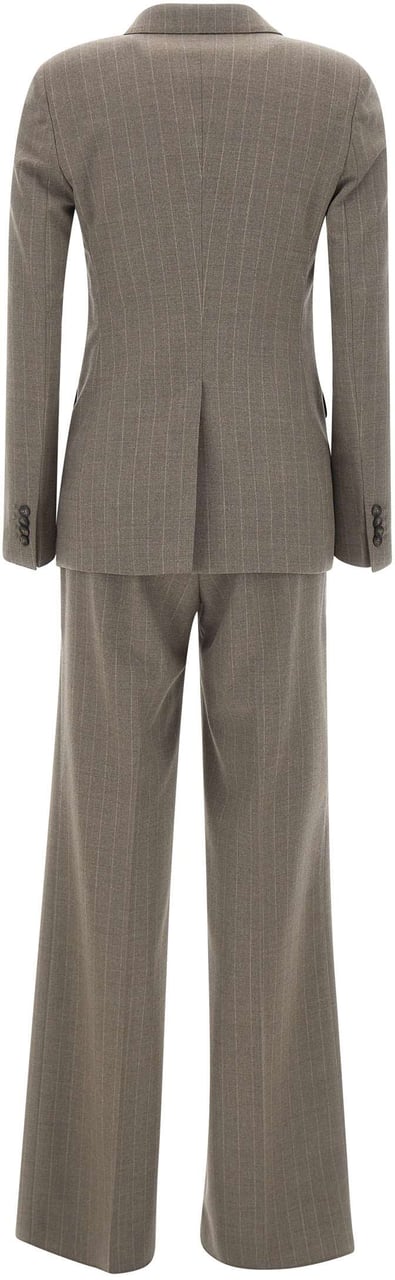 Tagliatore Dresses Beige Taupe