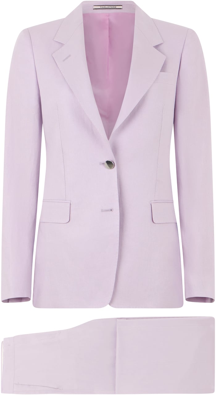 Tagliatore Single-button blazer Paars