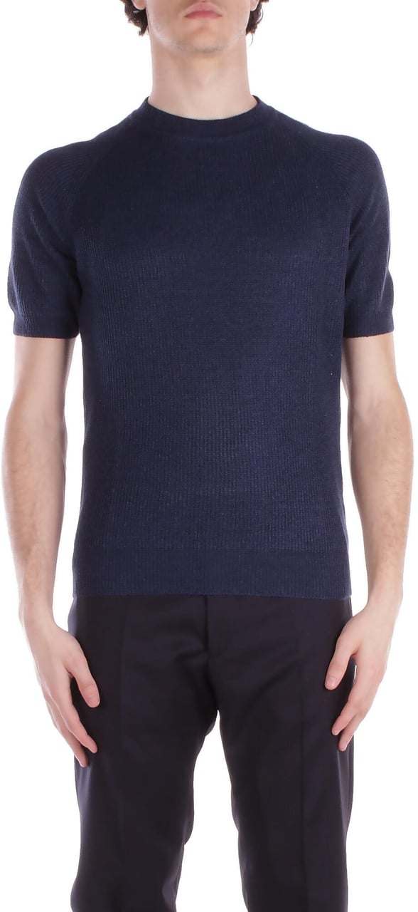 Tagliatore Sweaters Blue Blauw