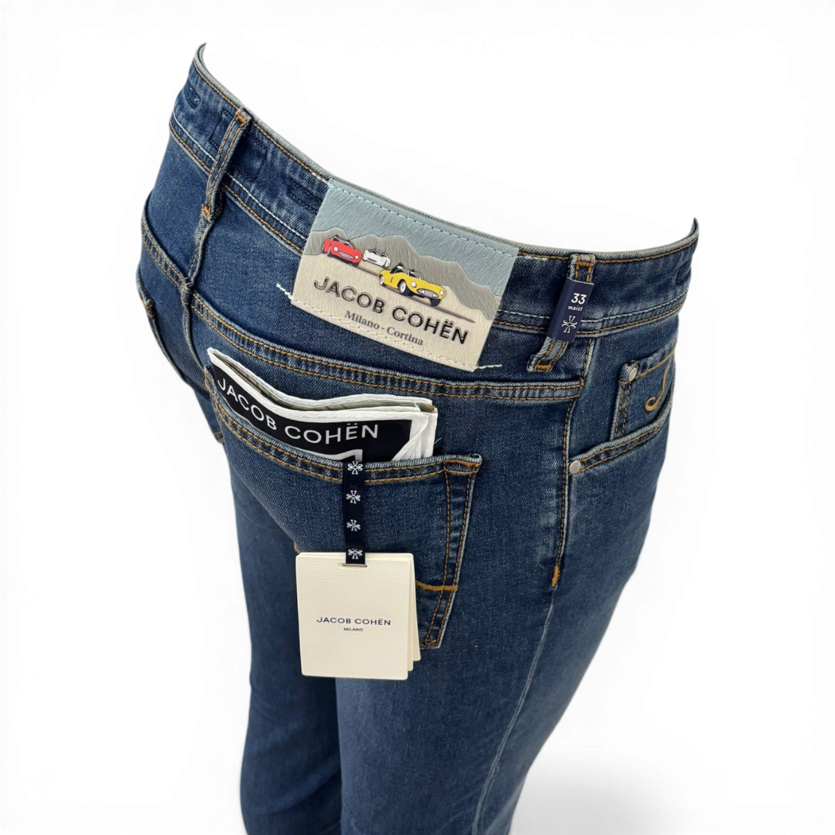 Jacob Cohen Jeans Nick Vintage Medium Blue Blauw