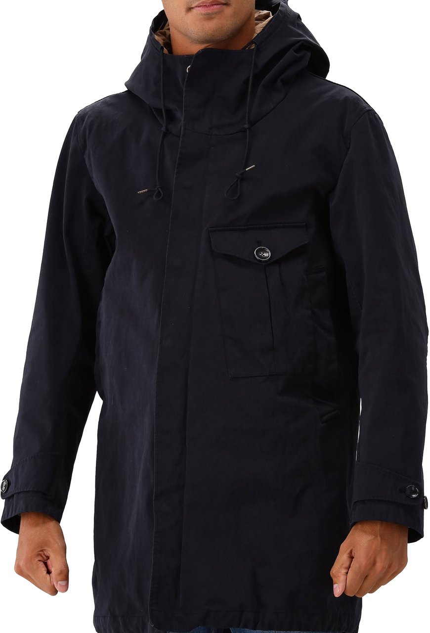 Ten C Ten-C Parka Blauw Cyclone Blauw