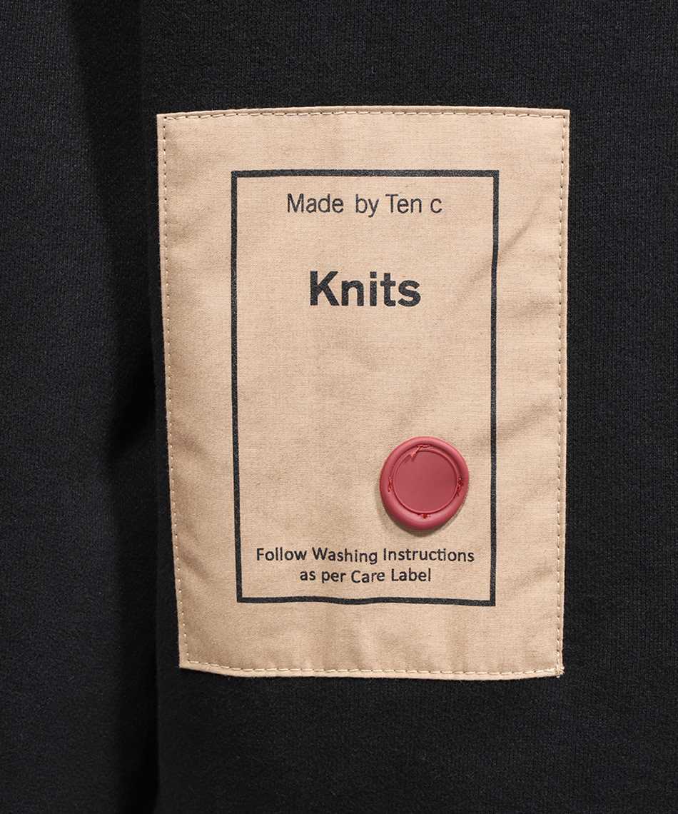 Ten C Cotton hoodie Zwart