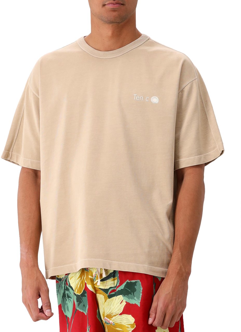 Ten C Ten-C T-shirt Beige Beige