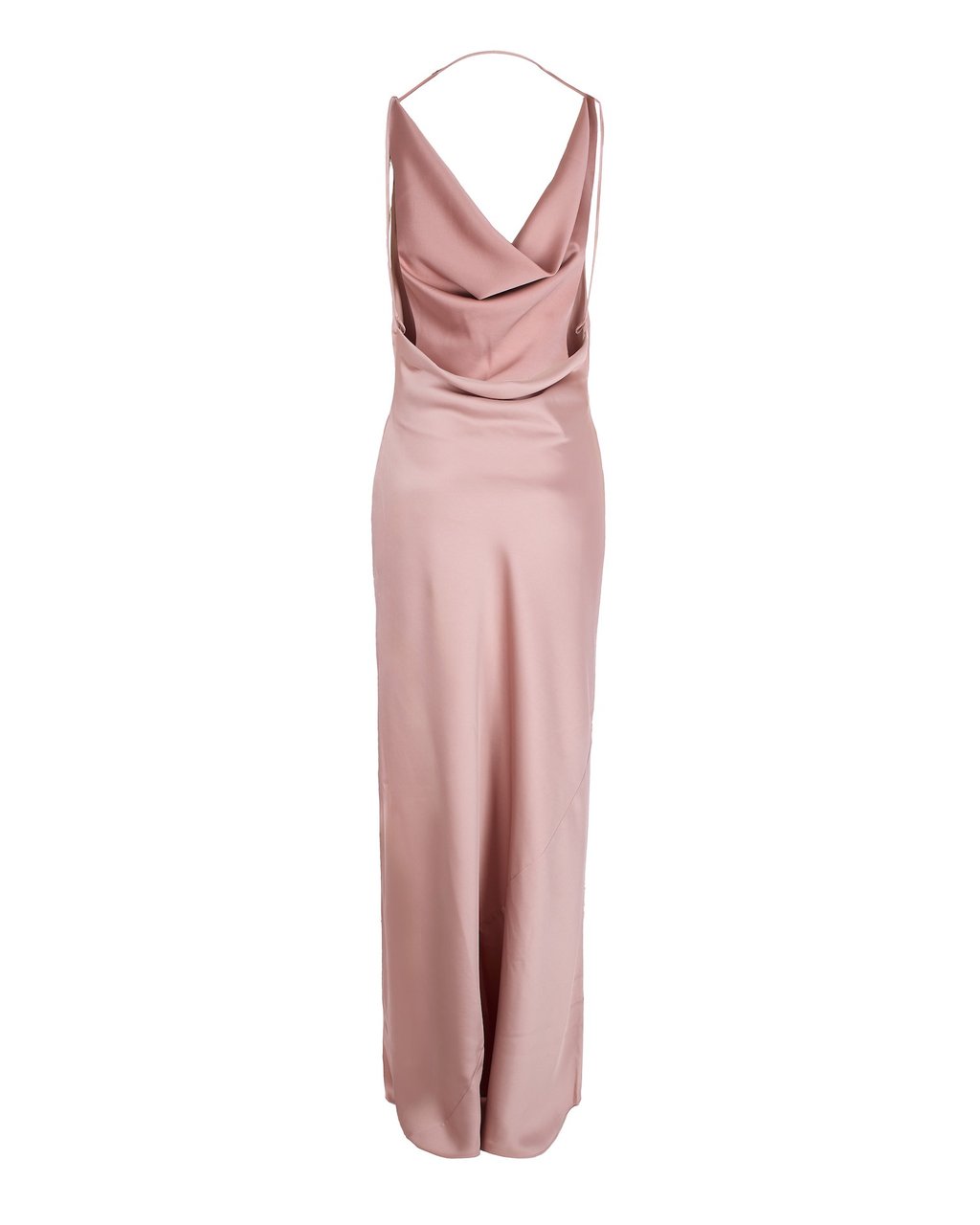 The Andamane Vera Petal Satin Dress Roze