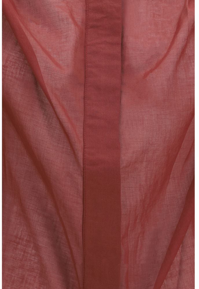The Andamane Bordeaux Cotton Shirt Maroon