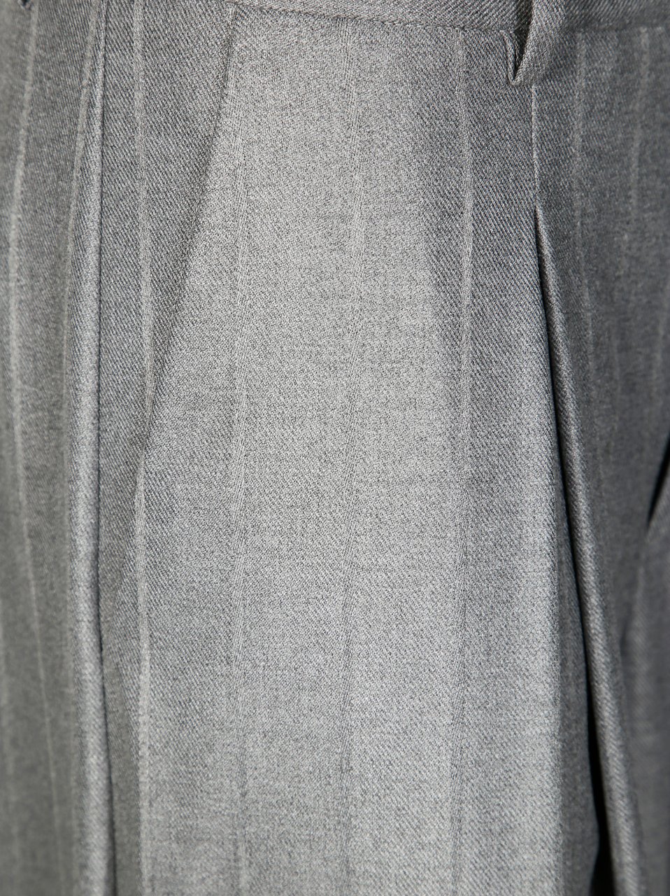 The Andamane Wide-Leg Palazzo Pants with Vertical Pinstripes Grijs