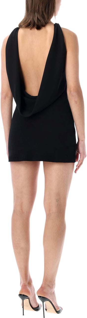 The Andamane Carmen Mini Dress Nero Zwart