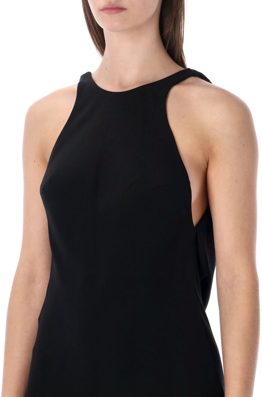 The Andamane Carmen Mini Dress Nero Zwart