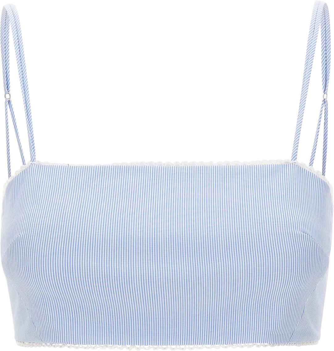The Andamane Top Light Blue Lichtblauw