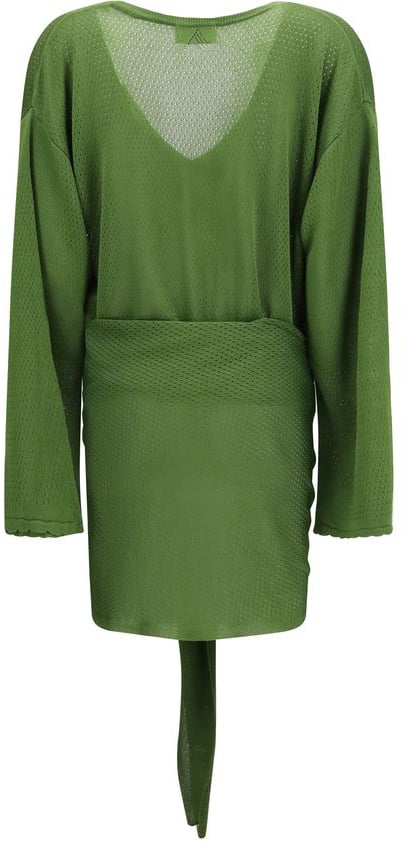 The Attico Bicolor Viscose Casual Dress Divers