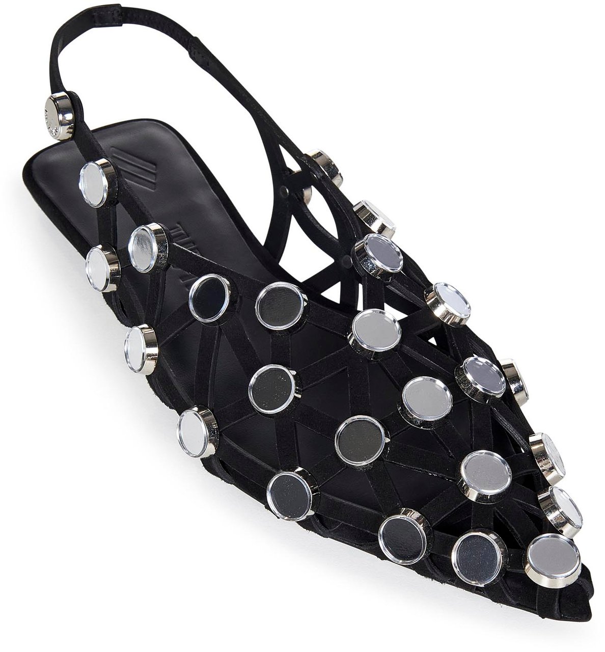 The Attico Flat Shoes Black Zwart