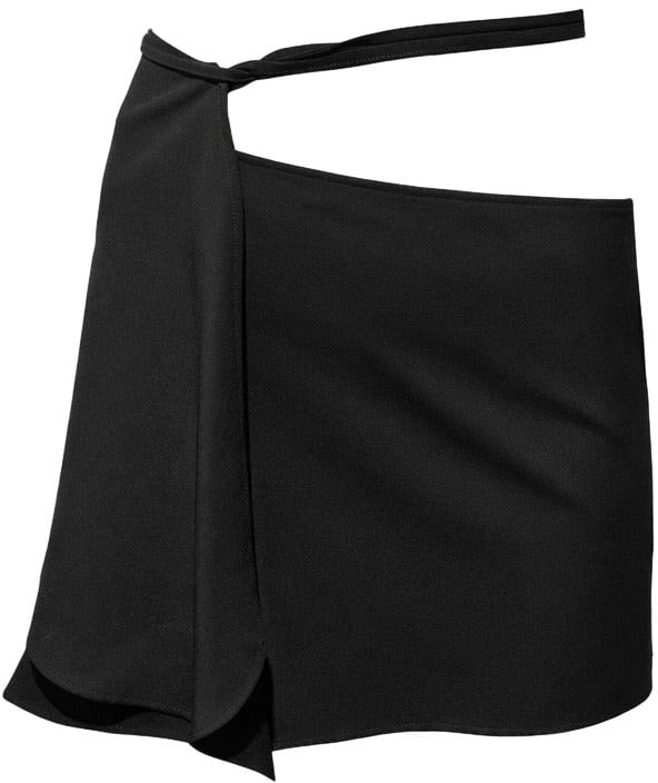 The Attico the attico - Skirts - 228wcs111-nero Dierenprint