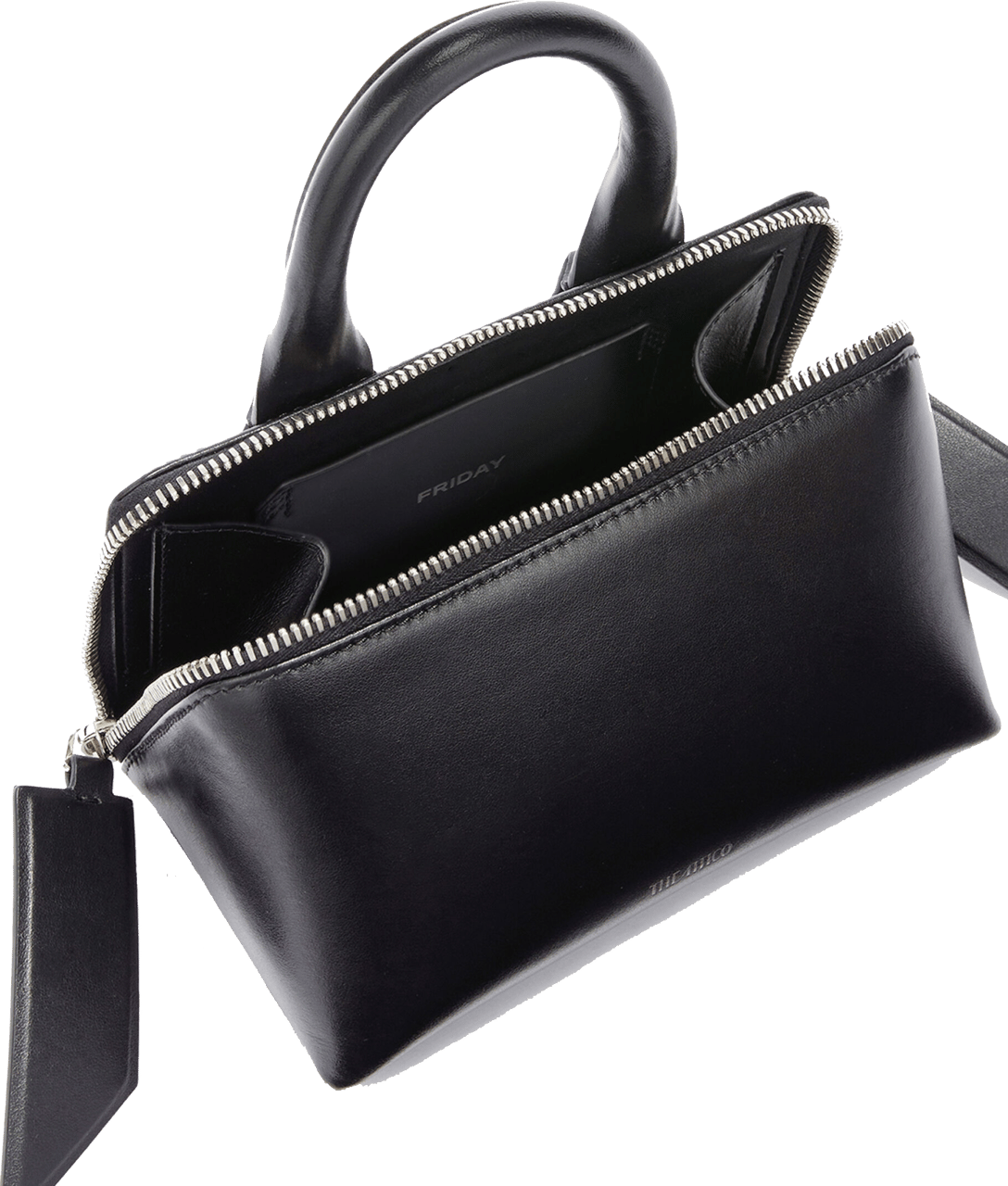 The Attico Friday Mini Bag Black Zwart