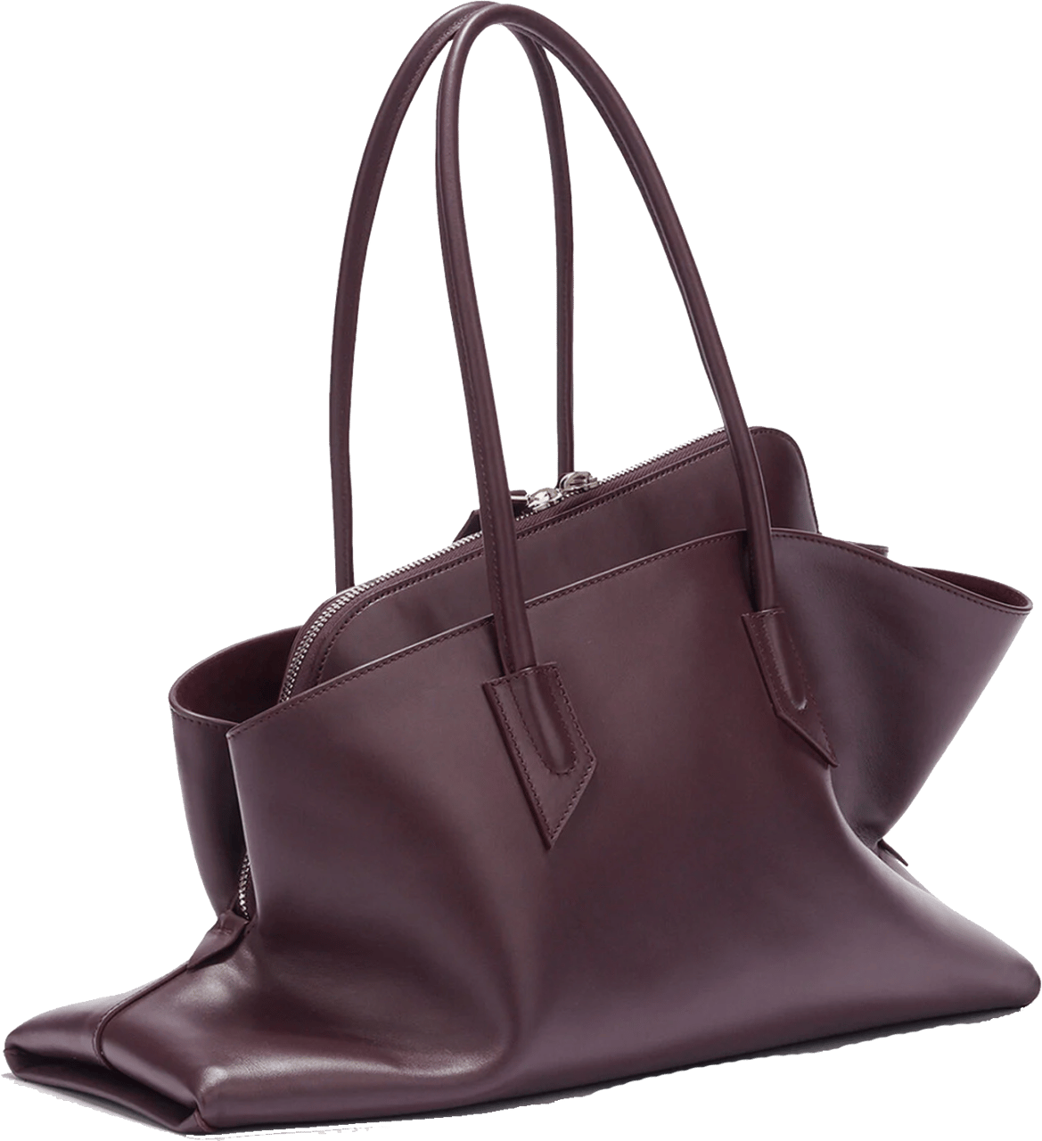 The Attico Passeggiata Medium Plum Rood