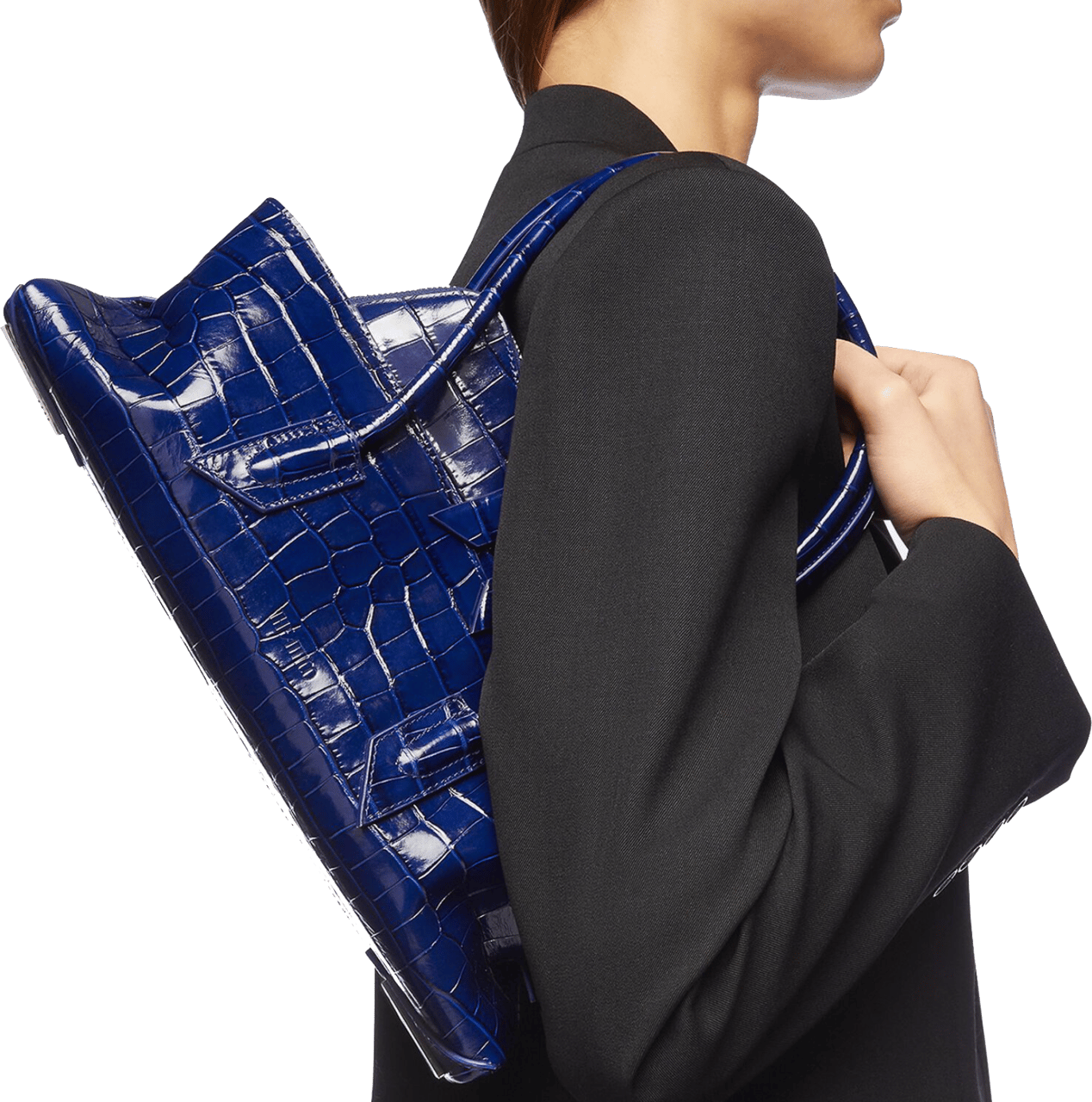 The Attico Passeggiata Small Electric Blu Blauw