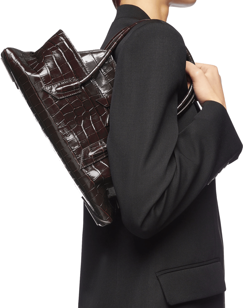 The Attico Passeggiata Small Coffee Bruin