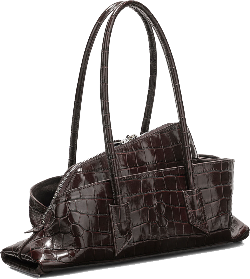 The Attico Passeggiata Small Coffee Bruin