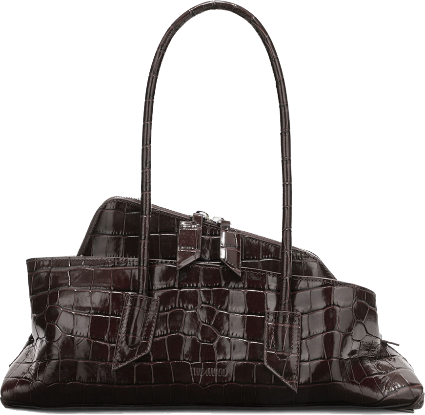 The Attico Passeggiata Small Coffee Bruin
