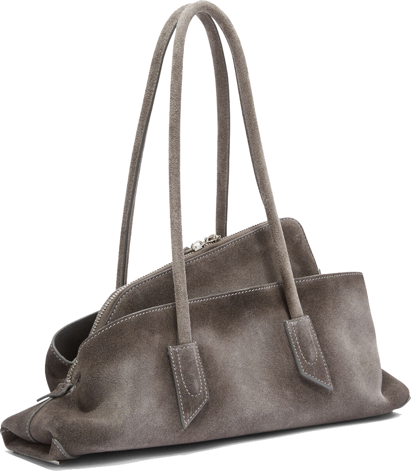 The Attico Passeggiata Small Grey Grijs