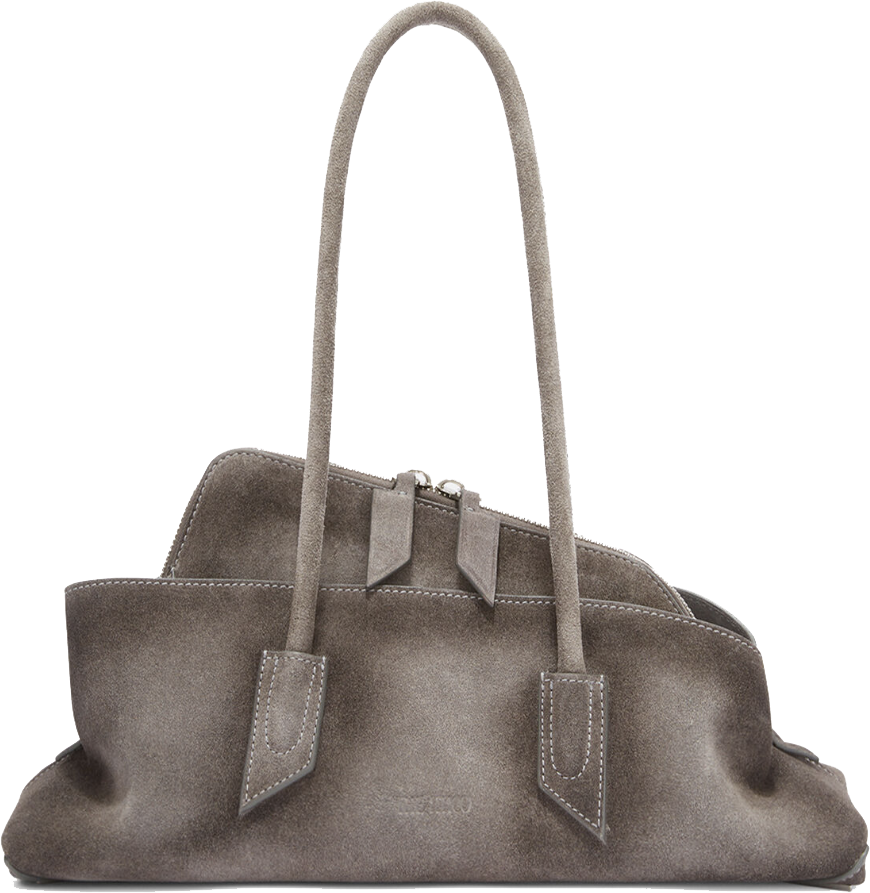 The Attico Passeggiata Small Grey Grijs