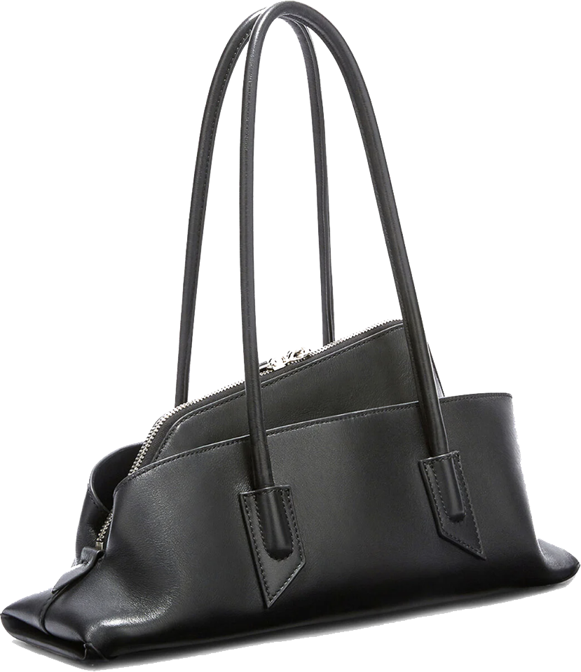 The Attico Passeggiata Small Black Zwart