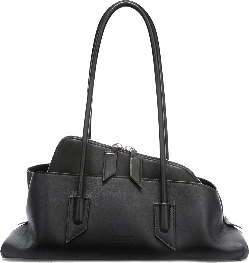 The Attico Passeggiata Small Black Zwart