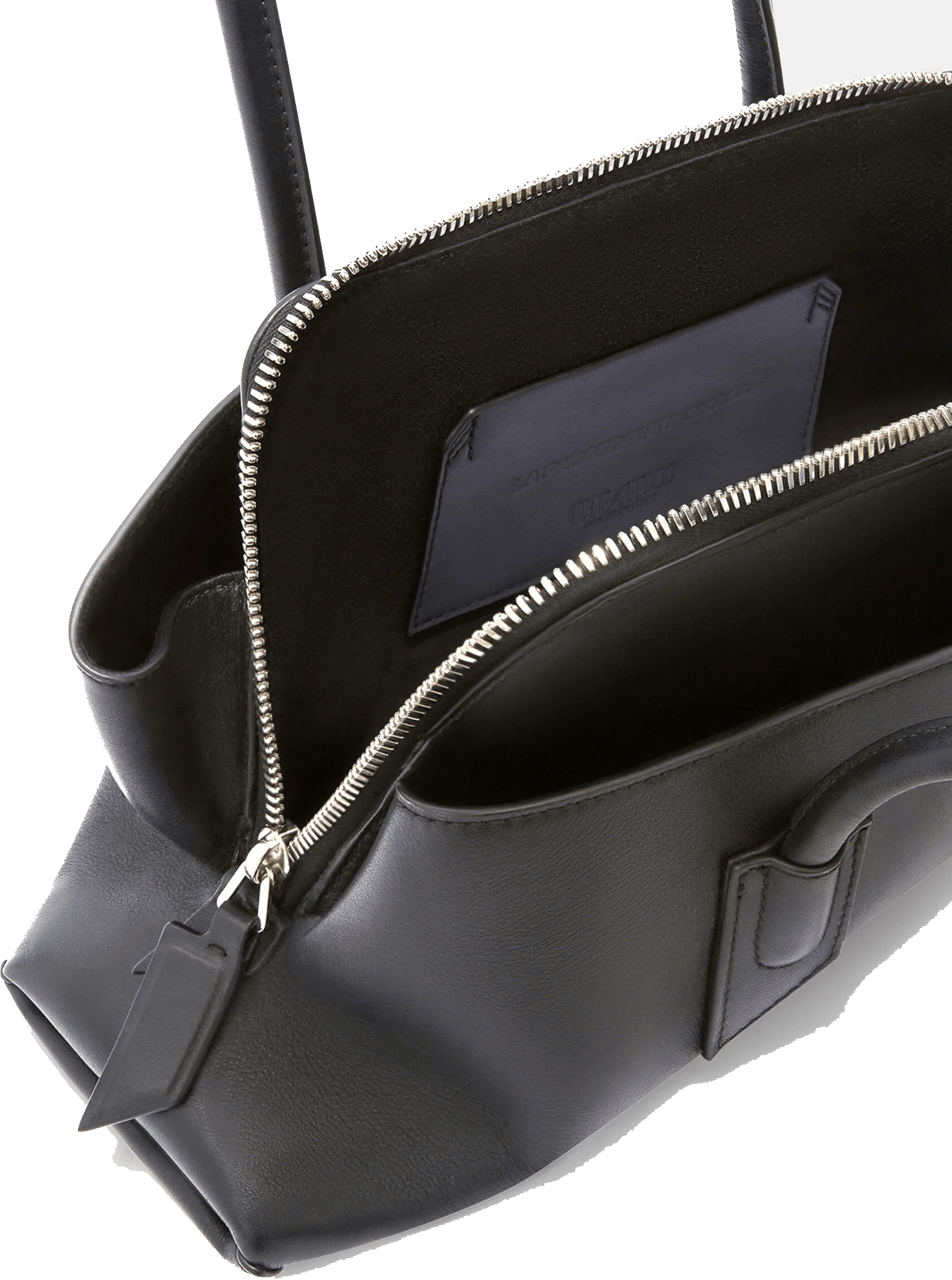 The Attico Passeggiata Small Black Zwart