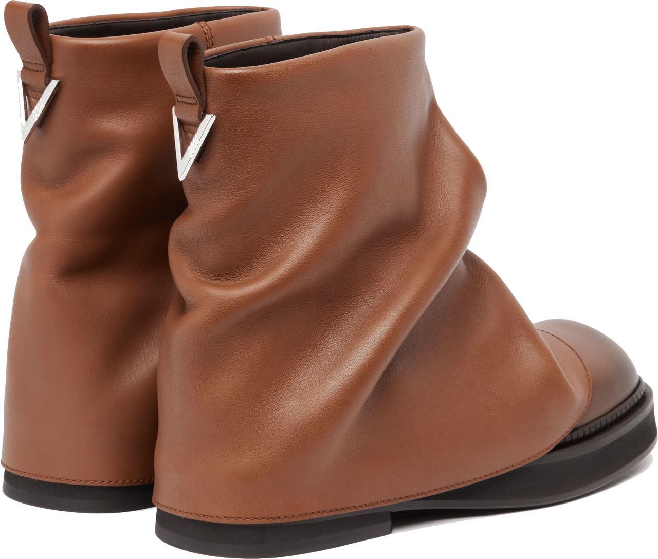 The Attico Mini Robin Combat Camel Beige