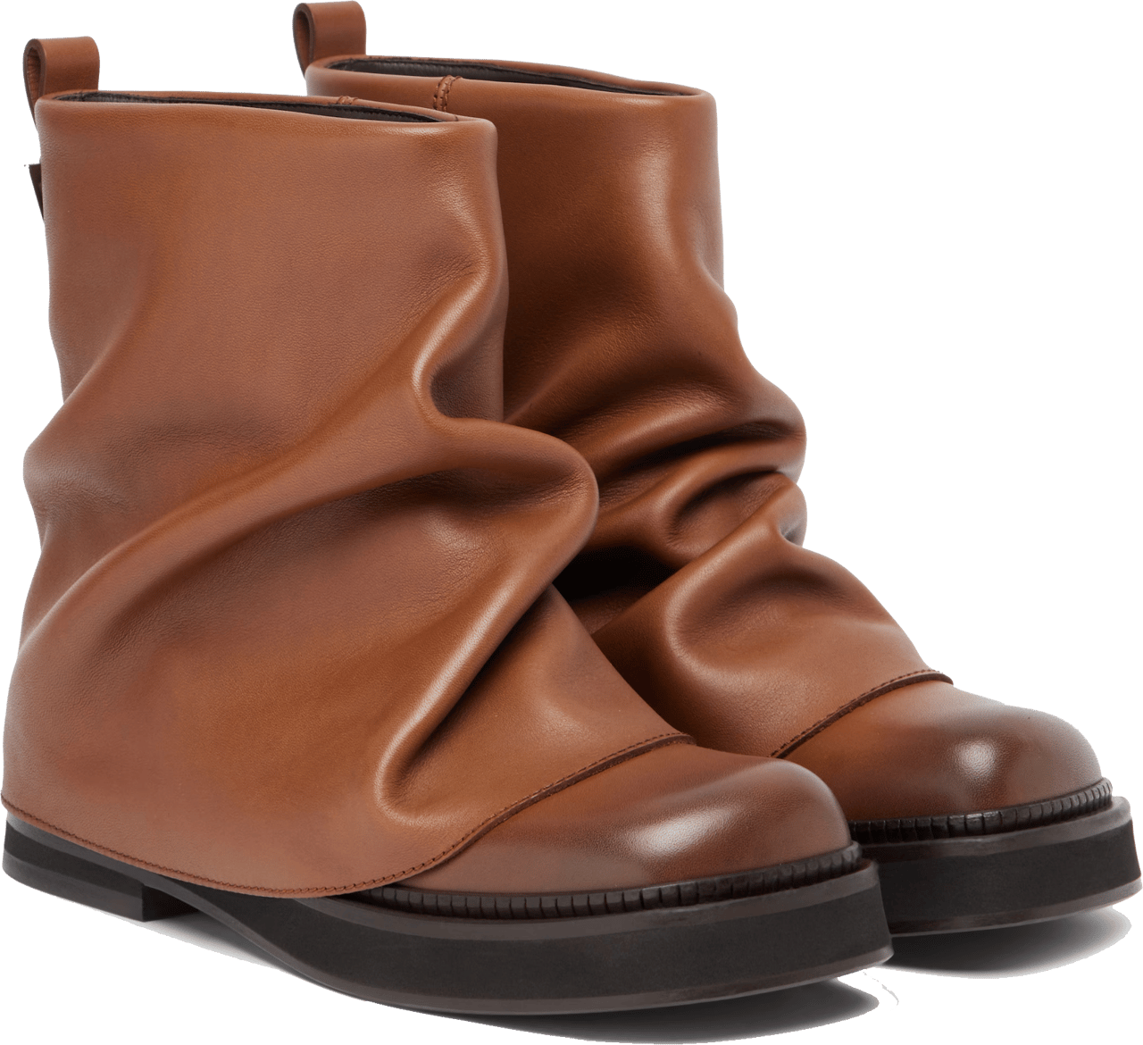 The Attico Mini Robin Combat Camel Beige