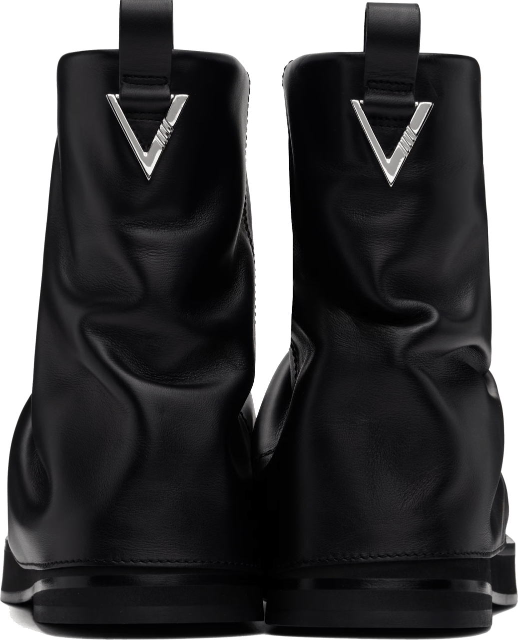 The Attico Mini Robin Combat Black Zwart