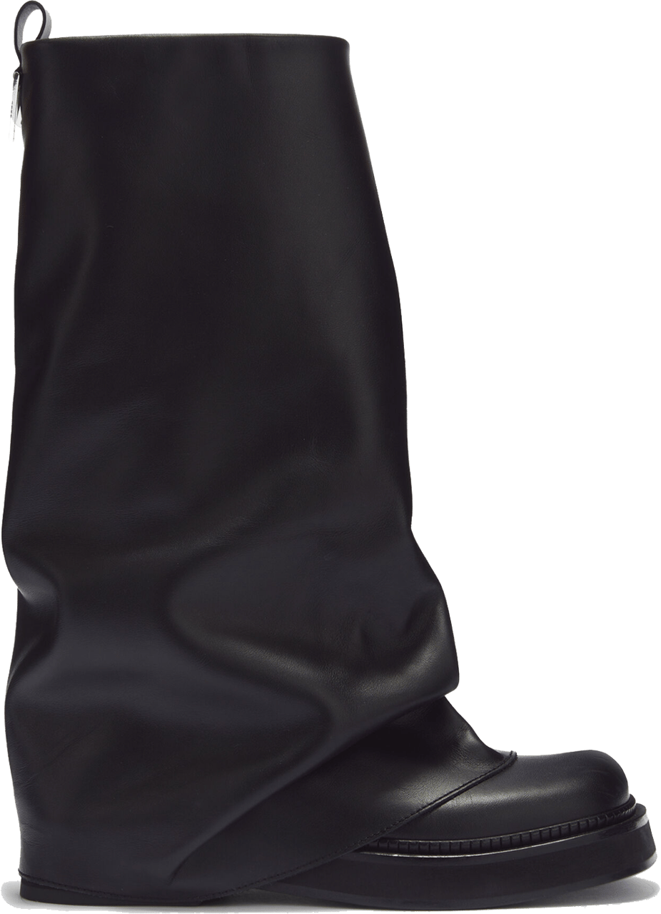 The Attico Robin Combat Black Zwart