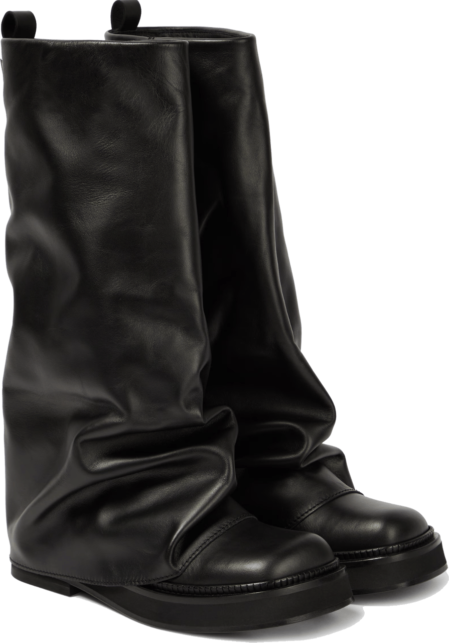 The Attico Robin Combat Black Zwart